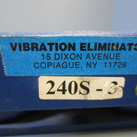 Vibration Eliminator Co. Neoprene Isolator Model 240S3 1100 lb Rated Load