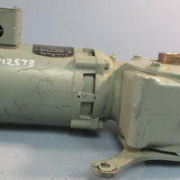 Baldor VM3546T Motor 1725RPM 1HP 60Hz W/ Morse Gear Reducer 25GSA 20:1 Ratio