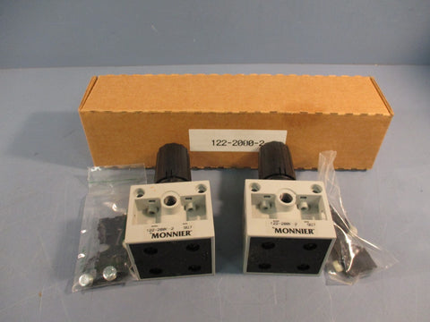 MONNIER 12220002 0125PSI, Relieving 22 Series 1/4 Air Pressure Regulator