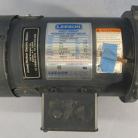 Leeson 098002.00 DC Permanent Magnet Motor C42D17FK2D 1/4HP 5/8" Shaft Dia NOS