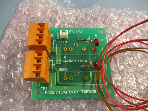 YAMATO EV190 PRINTED CIRCUIT BOARD, POWER INPUT/OUTPUT