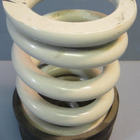 Keytech Compression Spring 33/8" OD 53/8" Length w/ 33/4" OD Rubber Base NWOB