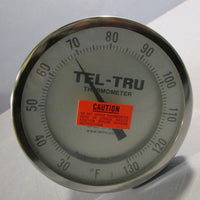 TelTru Thermometer AA575R Analog dial Thermometer Stem 12 "