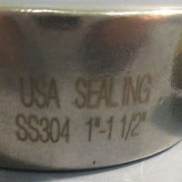 USA Sealing SS304 High Pressure Tri-Clamp 2-Bolt Stainless Steel Lot of 3