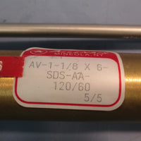 ALLENAIR AV 1&1/8x6 SDS-AA-120/60 5/5 Air Cylinder, Double Acting