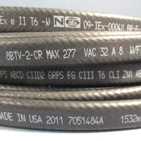Raychem 8BTV-2-CR Self Regulating Heating Cable 8W/Ft 277VAC Max Approx 32' Long