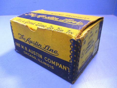 Box of 10 Austin 3/4"x90° Angle Connector Extensions, 3/4" Male 3/4" Female, 451