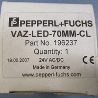 Pepperl + Fuchs VAZLED70MMCL Stack Light Module 196237 24V AC/DC