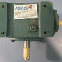 Dodge Tigear 2 15S05L Worm Gear Speed Reducer 5:1 Ratio 1/2" and 3/4" Shaft Dia