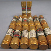 Lot of 14 BUSSMANN Dual Element TimeDelay Current Limiting Fuse RK5 FRNR 41/2
