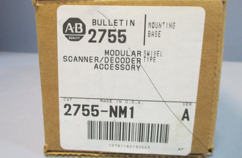Allen Bradley 2755NM1 Modular Swivel Mounting Base Scanner / Decoder Assy NIB