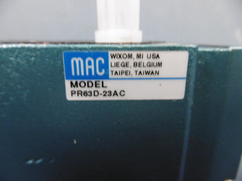 Mac Valves Pressure Regulator PR63D23AC NEW