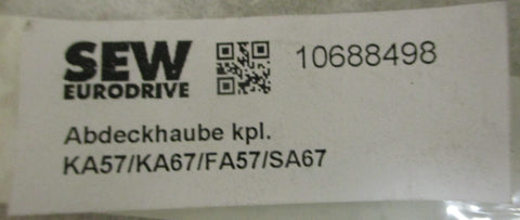 Sew Eurodrive 10688498 Plastic Cover for KA57 KA67 FA57 SA67 Gearboxes 5-3/4" OD