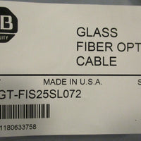 Allen Bradley 43GTFIS25SL072 Glass Fiber Optic Cable Ser A 72" Length