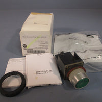 Allen-Bradley 24v Illuminated Push Button w/Guard, Amber Ser. F 800H-QRA24A
