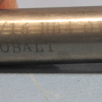 Brubaker 7/16" HH4 OI Cobalt 4 Flute Professionally CNC Resharpened End Mill