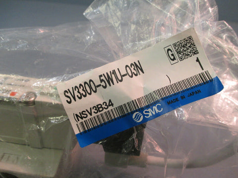 SMC Corporation SV3300-5W1U-03N Solenoid Valve (NSV3B34) w/Subplate