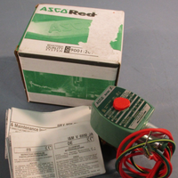 ASCO 8262H002 Solenoid Shutoff Valve w/ Coil MPC080 120V 1/8” NPT
