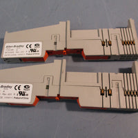 Lot of (2) Allen-Bradley 1734-MB SER A REV 01 95723405 Base Module