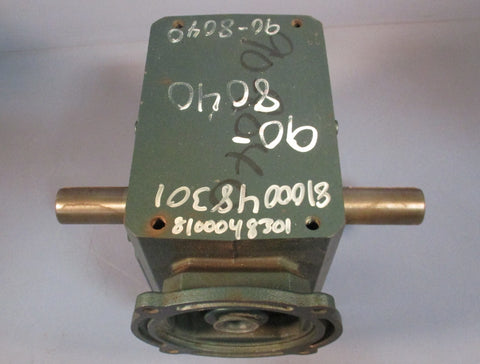 Grove Gear BM02321 Flexaline 60:1 Ratio Gear Reducer 140TC Frame, 1.57 Input HP