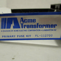 ACME Transformer Primary Fuse Kit  PL112700 NEW IN BOX LOT OF 2