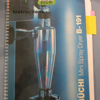 Buchi B-191 Mini Spray Dryer w/ Motor Glass and Filter 220VAC 2900W B191