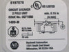 Allen Bradley 1489-M2C010 Ser. D Circuit Breaker 2 Pole 1A 480/277VAC D165276