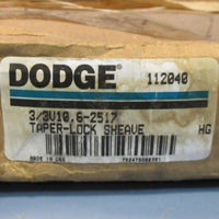 Dodge 112040 TL 3 Groove Sheave 3.3V10.62517 10.60" OD For 3V Narrow Belt