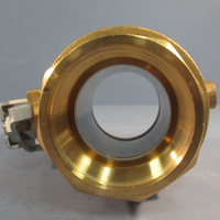 RUB S.93 CW617N 1/2" FNPT Locking Lever Brass Ball Valve 200PSI