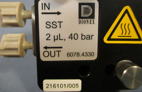 Dionex 6078.4330 Micro Flow Cell SST 2 uL, 40 bar for Ultimate 3000 New