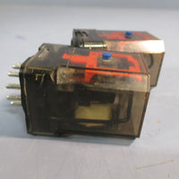Lot of (2) Schrack RL 371024 Relay 24V CADB14D10/24