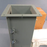 Hoffman F66W12 Straight Feed Through Wireway Section 6" x 6" x 12"