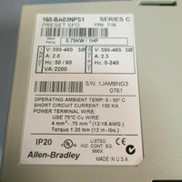 ALLENBRADLEY VARIABLE SPEED DRIVE FRN 7.06 SERIES C 160BA03NPS1