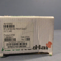 ASCO Red Hat Solenoid Valve 1/2" NPT, 24V DC Watertight Coil 8210G002
