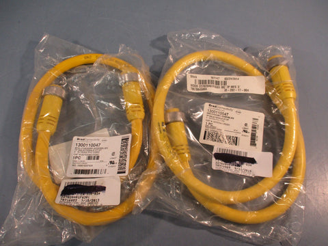 Lot of (2) Brad Connectivity 1300110047/227020A01F0301 7-Pin PVC Cordset
