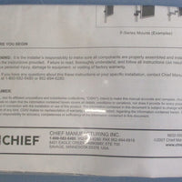 Chief FWDVB Small Flat Panel Swing Arm Wall Mount 16" Ext. F Series FSA-4101