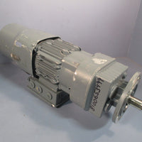SEW EURODRIVE GEAR MOTOR RF17/DRS71S4BE05/TFV W/ Typ V71