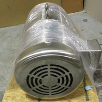 Baldor Stainless Washdown Motor 7.5 HP JMSSEWDM3710T, 3 Ph, 1770 RPM New
