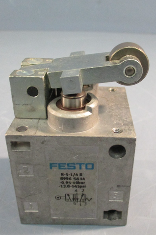 Festo R-5-1/4-B Roller Lever Valve 8996