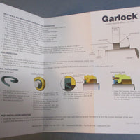 Garlock 25009-2462 Rubber Split Seal 3-3/4" ID 4-3/4"OD 1/2" W