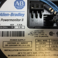 Allen Bradley Powermonitor II Display Monitor 1403DMA Ser B 120/240 V 125/250 V