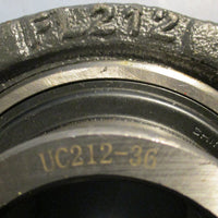 IPTCI FL212 2Bolt Flange Mount Bearing UC21236 21/4" Bore