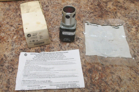 Allen Bradley Bulletin 800T-PAH16RD1 Red Illuminated Push Button Series T 120 V