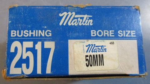 Martin 2517 50mm Taperlock Bushing 50mm Bore, 14x3.8mm Keyway 13/4" W Lot of 2