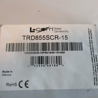 LCom TRD855SCR15 Ethernet Cable 15ft Grey NEW LOT OF 2