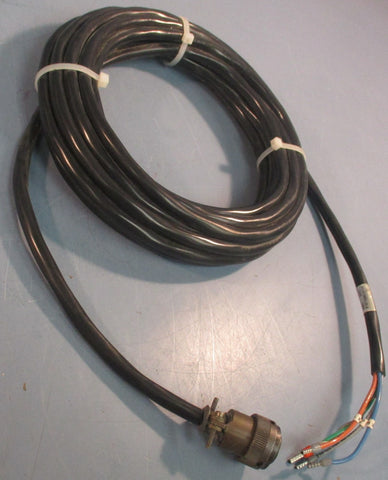 Parker 71-013863-25-B Motor Power Cable 5-Pin Round Connector 25' Long