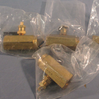 Lot of (4) Deltrol Fluid Products Pneu-Trol N-20-B Check Valve