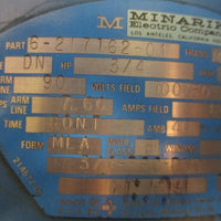Minarik 621716201 Electric Motor Shunt Winding 1750 RPM 3/4HP 5/8" Shaft Dia