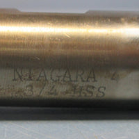 Niagara 3/4" HSS  Lead 4.240 4 Flute Professionally CNC Resharpened End Mill