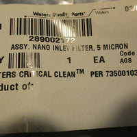 Waters 289002172 Assembly Nano Inlet Filters 5 Microns Lot of 7